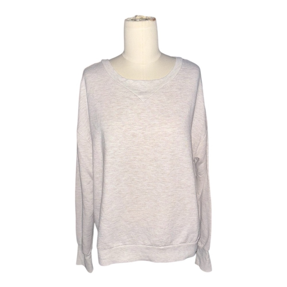 Honeydew Intimates Heather Cream Cropped Sweater